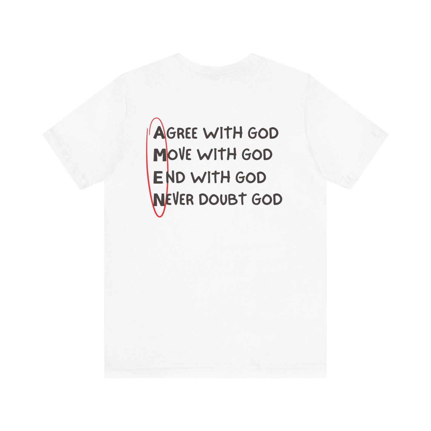 Men's Short Sleeve Tee - Agree With God