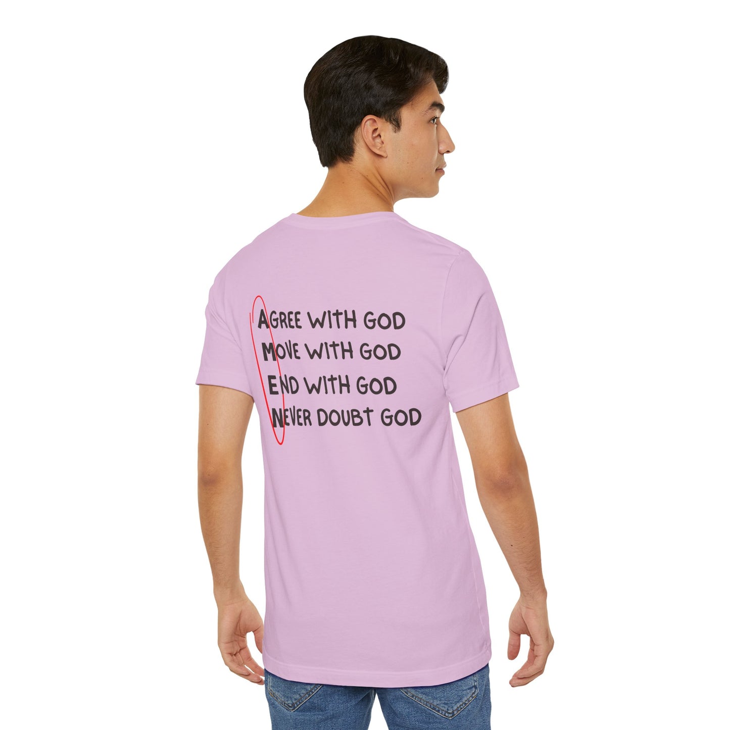 Men's Short Sleeve Tee - Agree With God