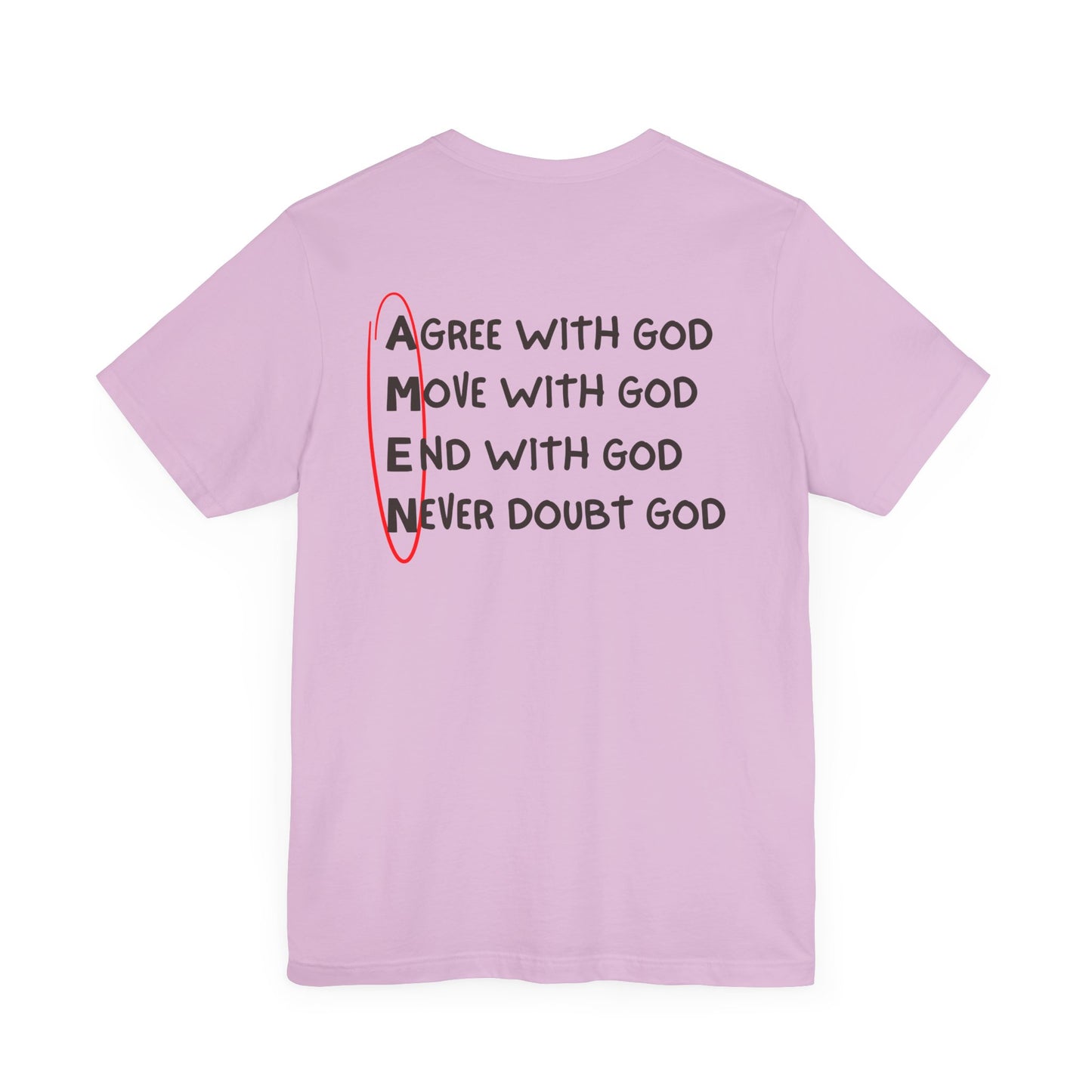 Men's Short Sleeve Tee - Agree With God