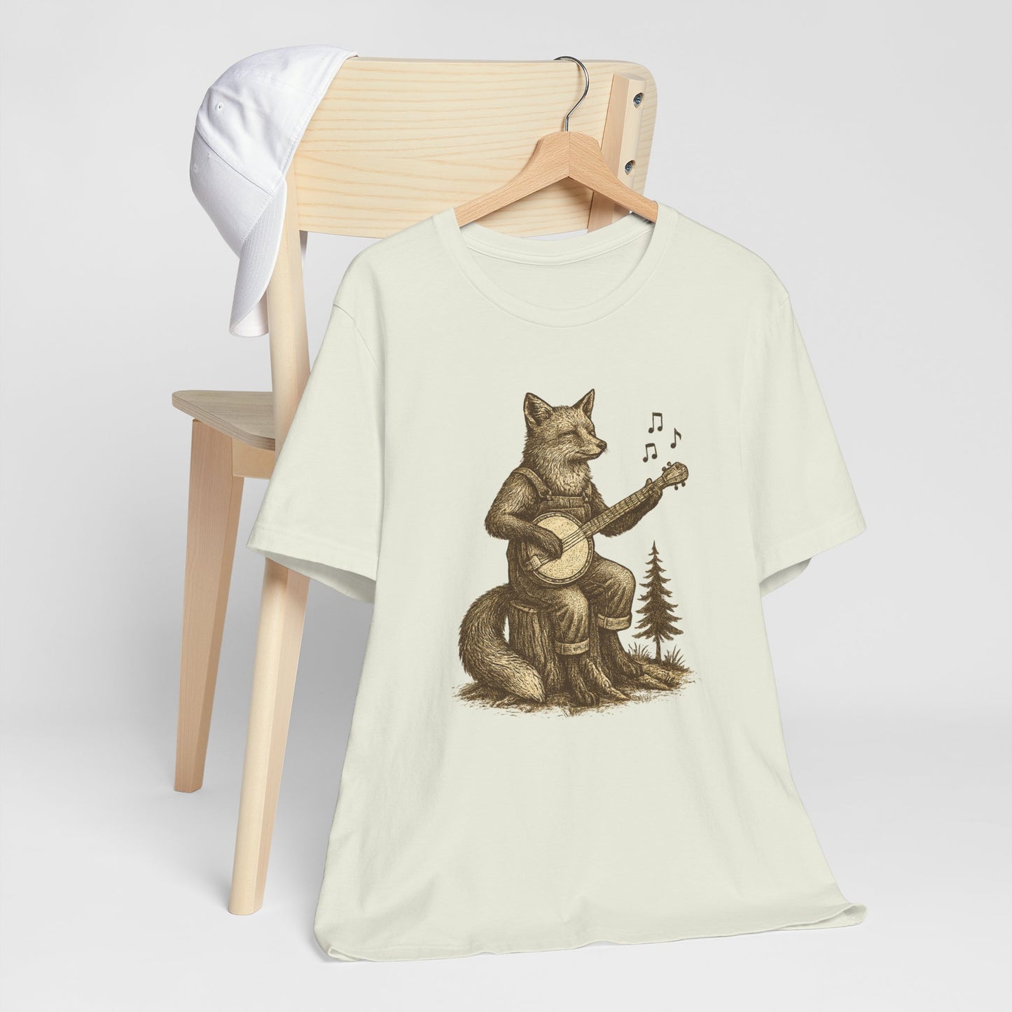 Rustic Fox Banjo T-Shirt