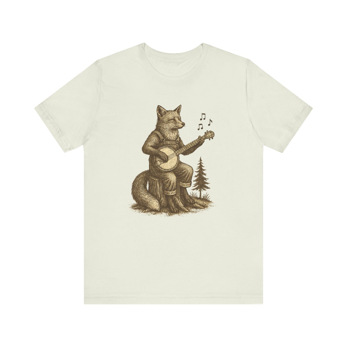 Rustic Fox Banjo T-Shirt