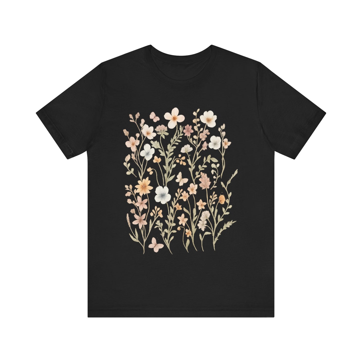 Floral Design T-Shirt