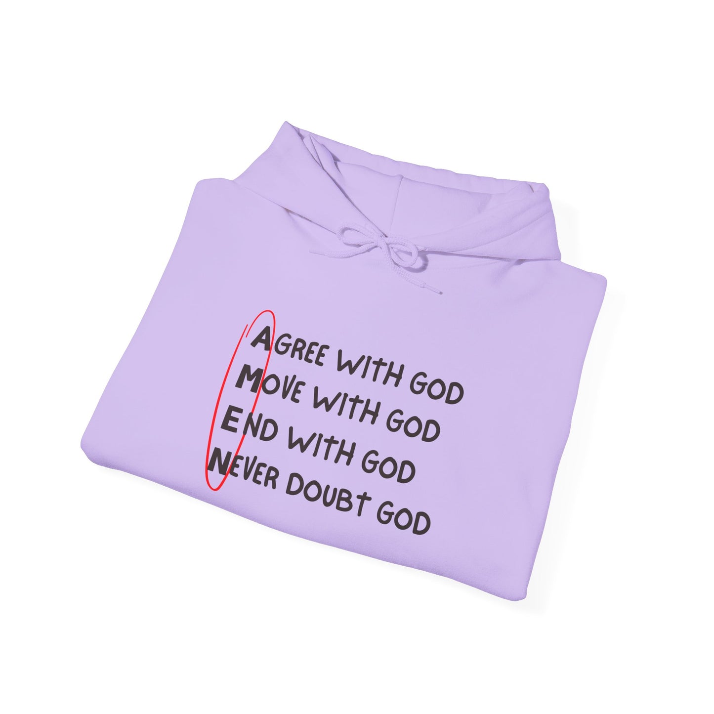Faith-Inspired Women’s Hooded Sweatshirt