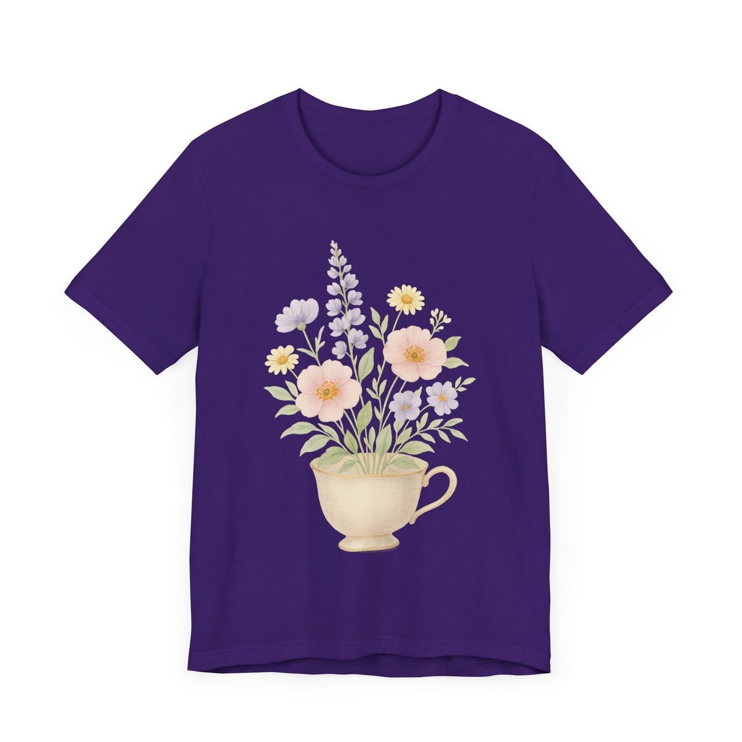 Floral Tea Cup T-Shirt
