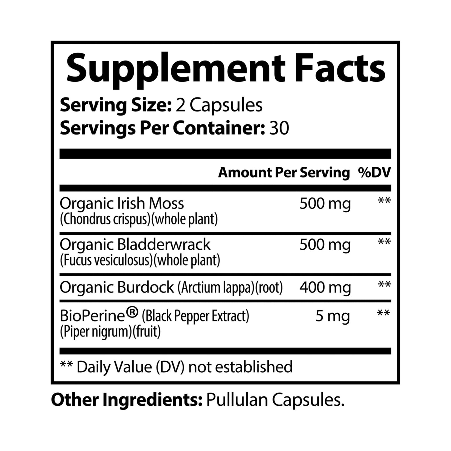 Zencon Sea Moss Elite – 60 Capsules