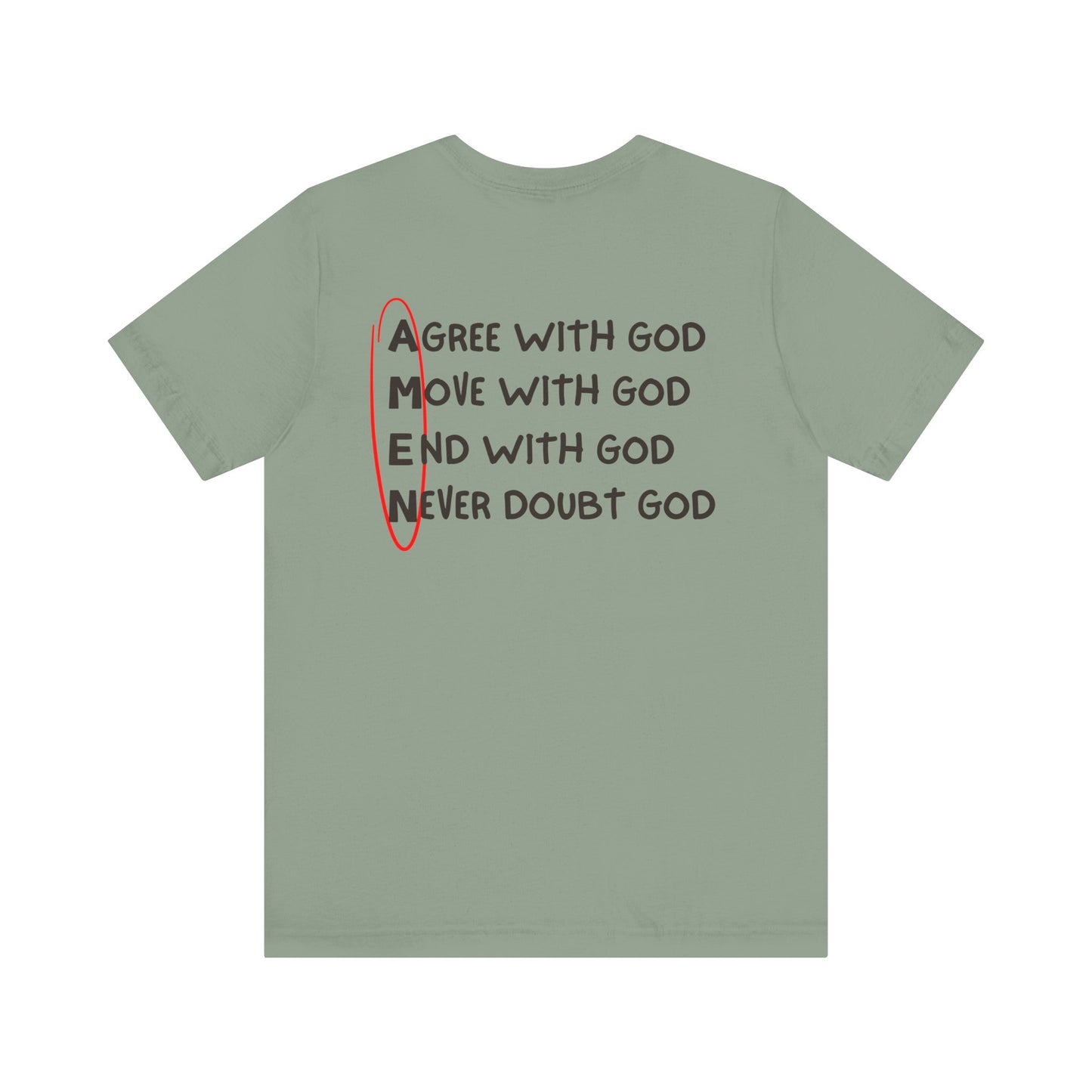 Men's Short Sleeve Tee - Agree With God