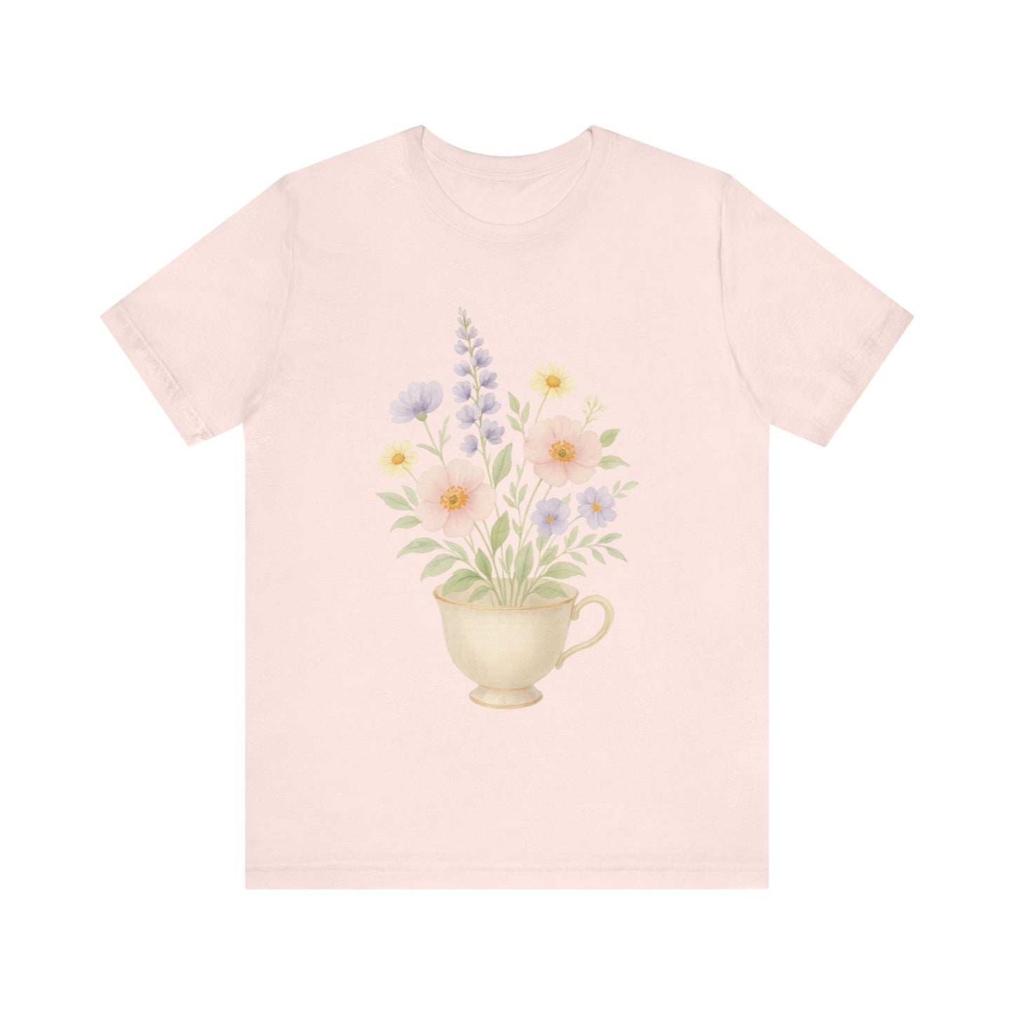 Floral Tea Cup T-Shirt