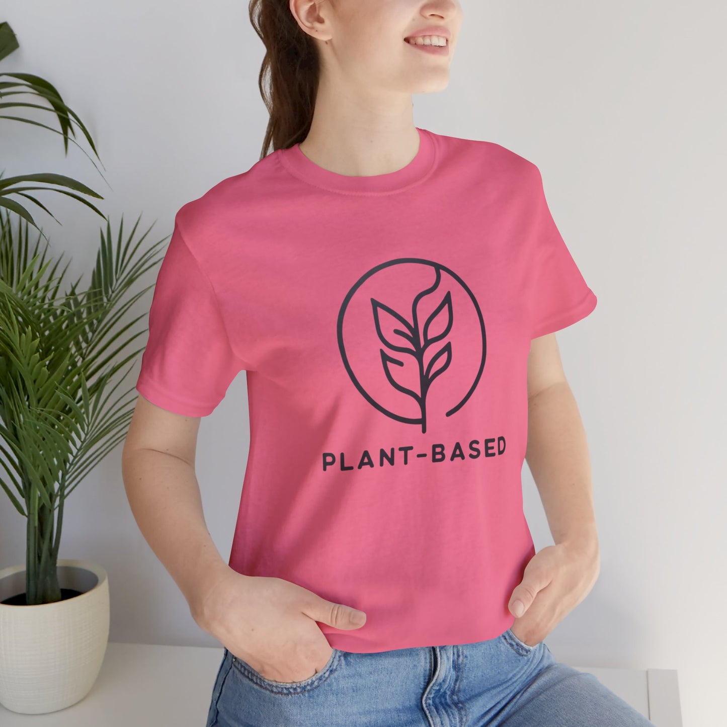 Plant-Based Minimalist Unisex Tee: Eco-Conscious, Stylish Comfort - Embrace Nature with Every Wear
