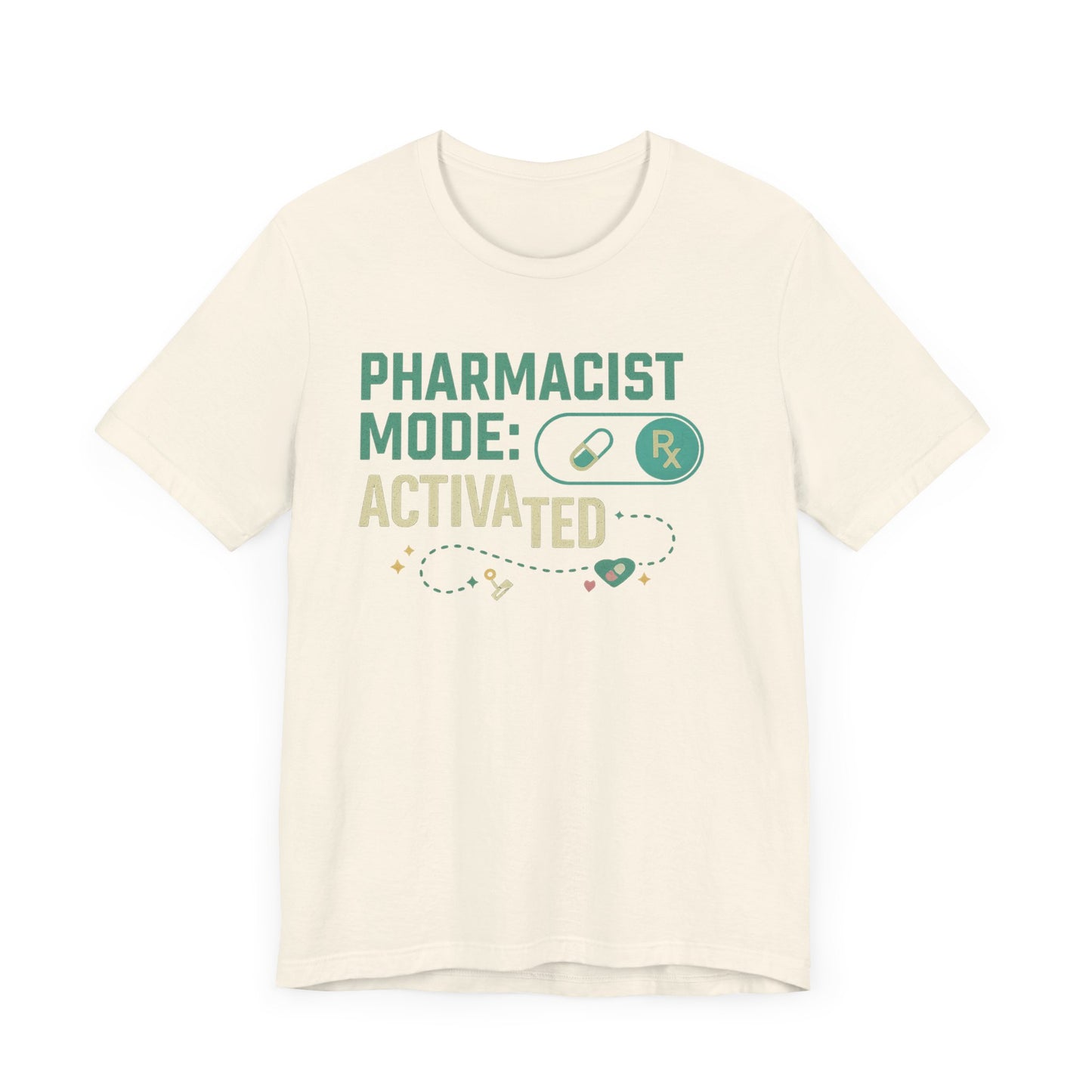 Pharmacist Mode Activated Tee, Funny Pharmacy Shirt, Gift for Pharmacists, Healthcare Humor T-Shirt, Unisex Jersey Tee, Pharmacy Lover Gift