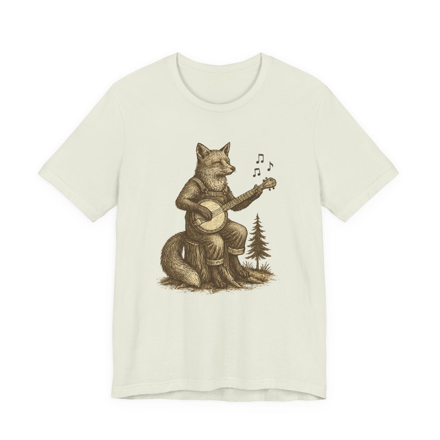 Rustic Fox Banjo T-Shirt