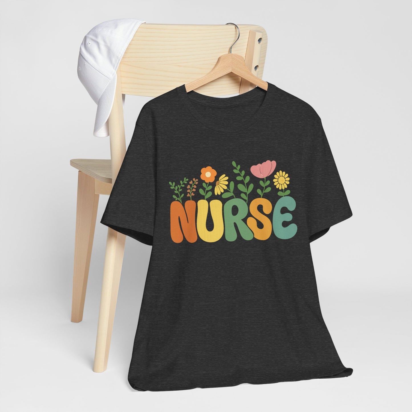 Floral Nurse T-Shirt