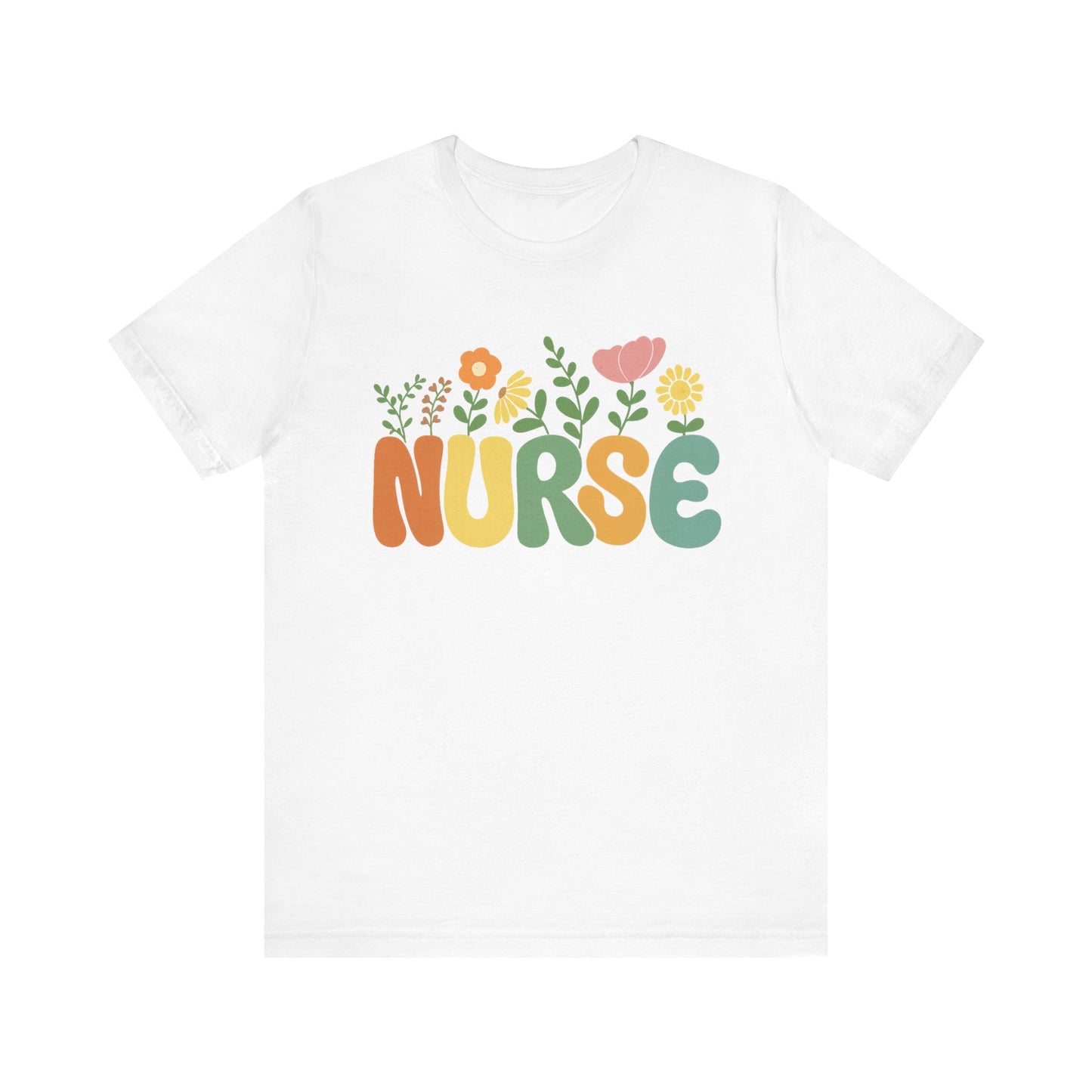 Floral Nurse T-Shirt