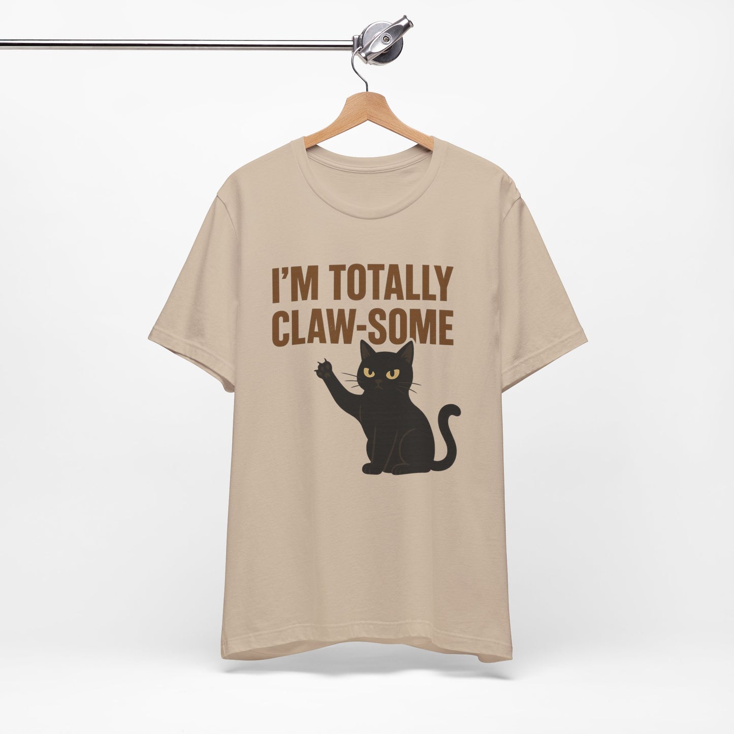 Funny Cat T-Shirt - I'm Totally Claw-some Tee for Cat Lovers, Pet Apparel, Gift for Cat Owners, Humorous Animal Shirt, Cute Cat Gift