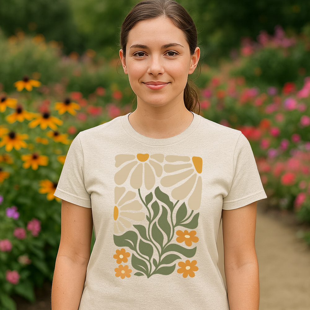 Floral Pattern T-Shirt