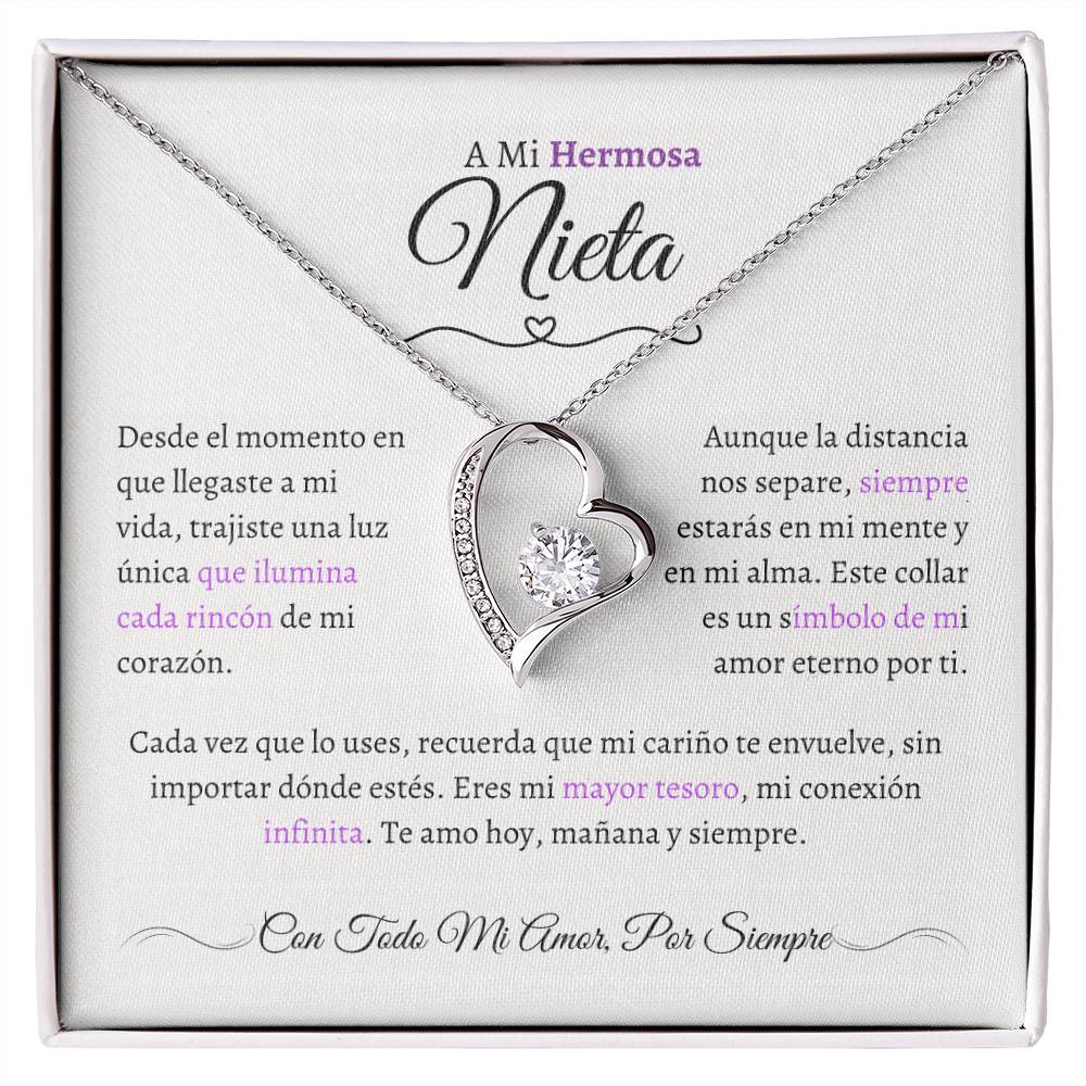 Regalo para Nieta - El Capítulo Más Hermoso - Collar Nudo de Amor