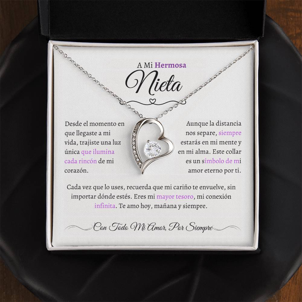 Regalo para Nieta - El Capítulo Más Hermoso - Collar Nudo de Amor