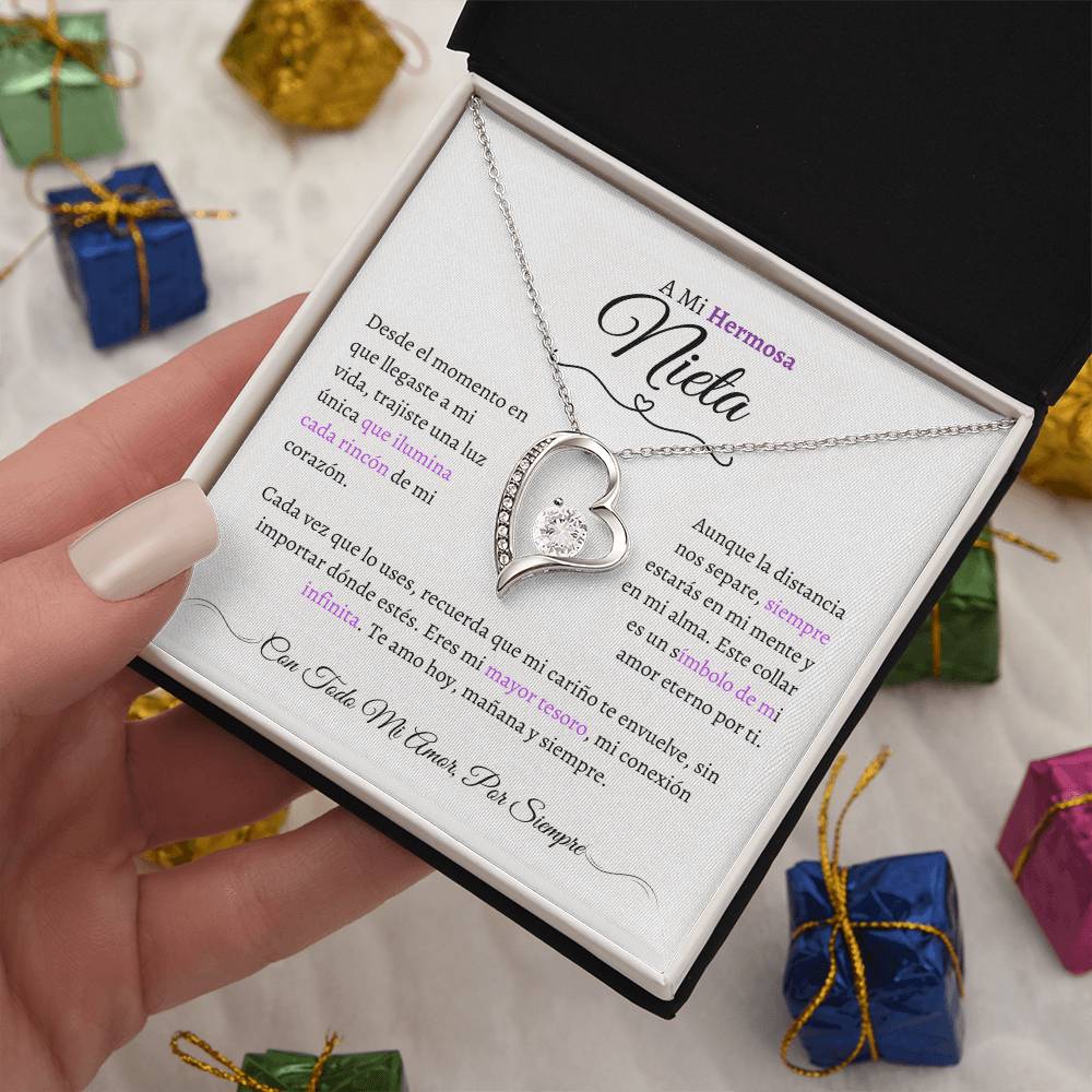 Regalo para Nieta - El Capítulo Más Hermoso - Collar Nudo de Amor
