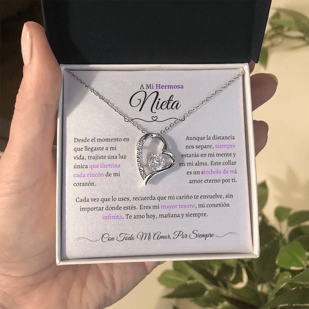 Regalo para Nieta - El Capítulo Más Hermoso - Collar Nudo de Amor