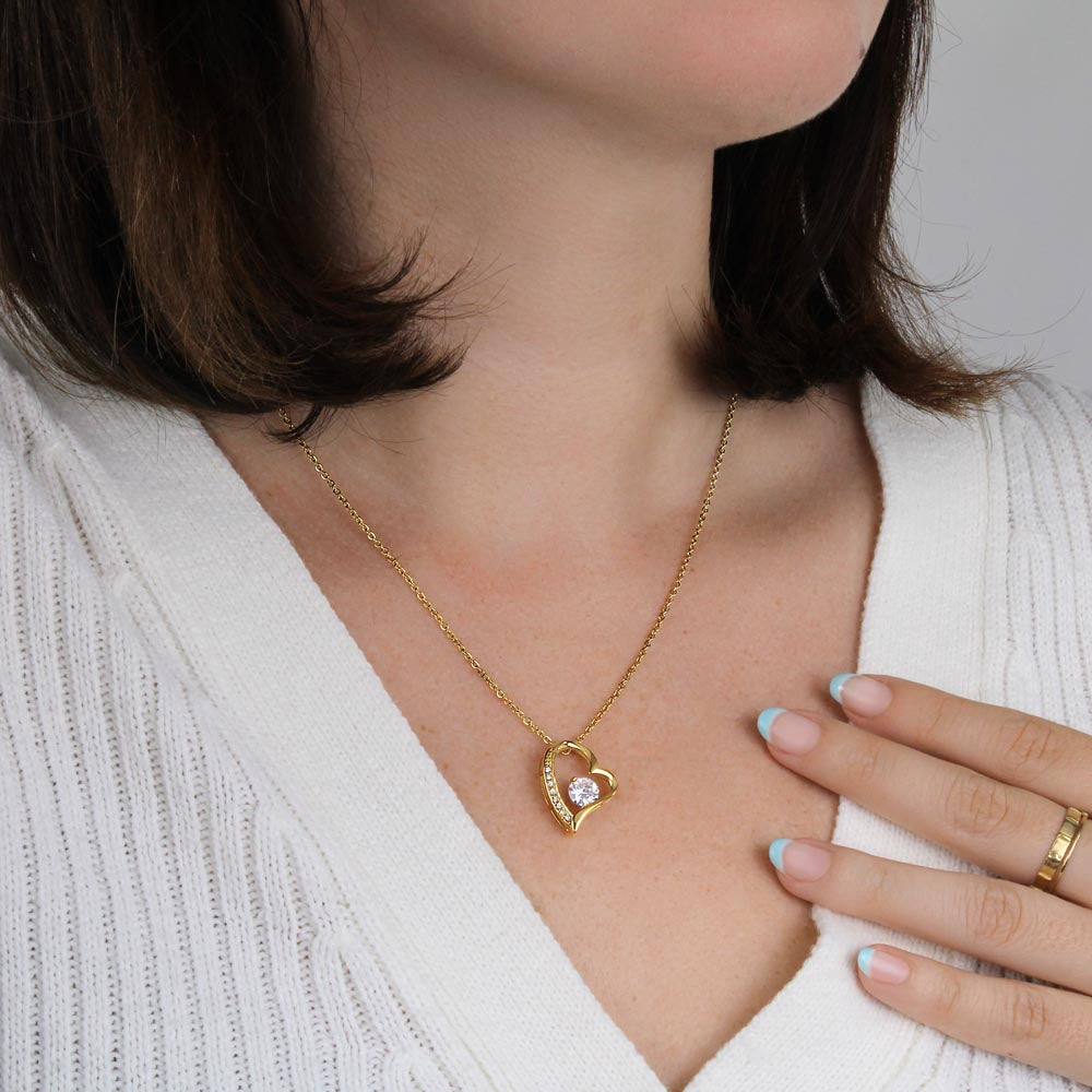 Beautiful Daughter Gift - Most Beautiful Chapter - Love Knot Necklace