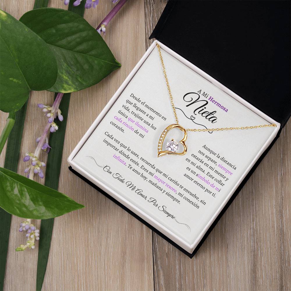 Regalo para Nieta - El Capítulo Más Hermoso - Collar Nudo de Amor