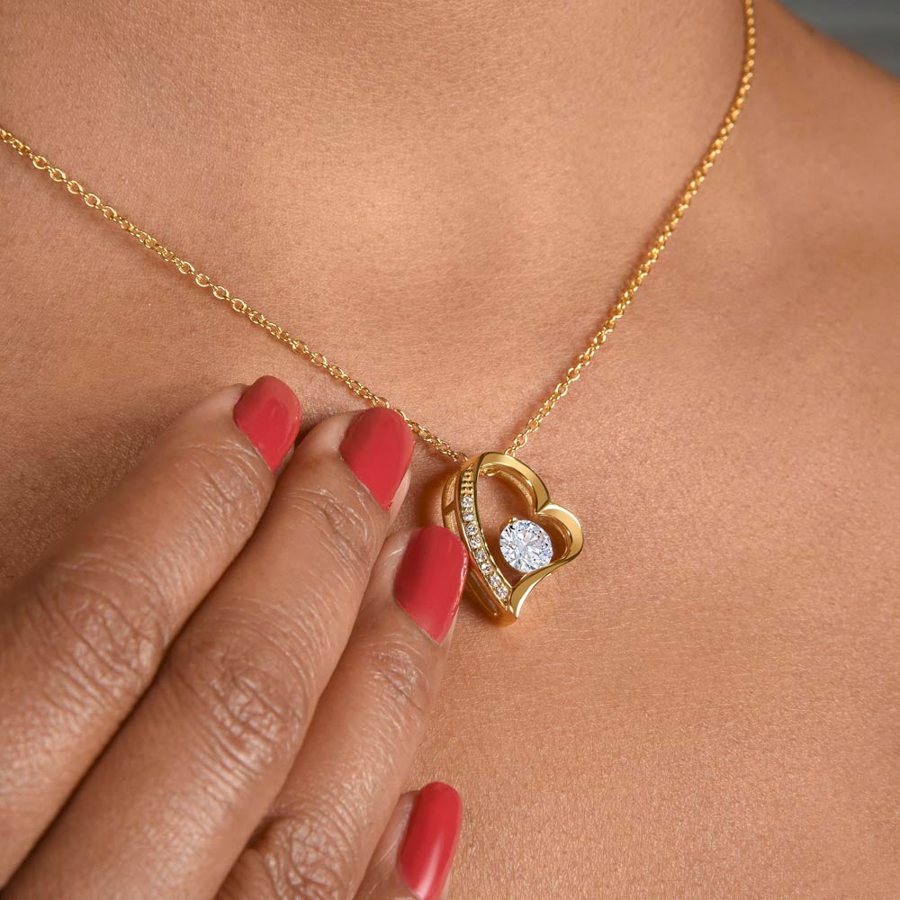 Beautiful Granddaughter Gift - Most Beautiful Chapter - Love Knot Necklace
