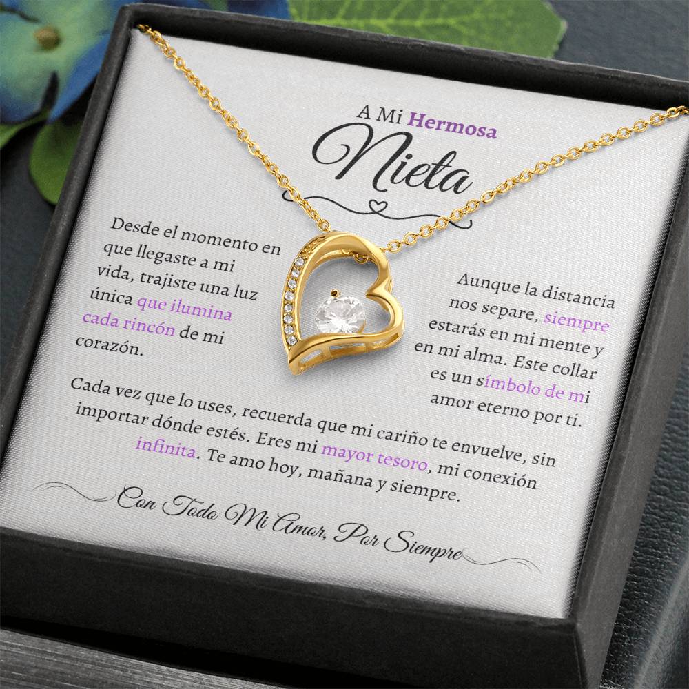Regalo para Nieta - El Capítulo Más Hermoso - Collar Nudo de Amor
