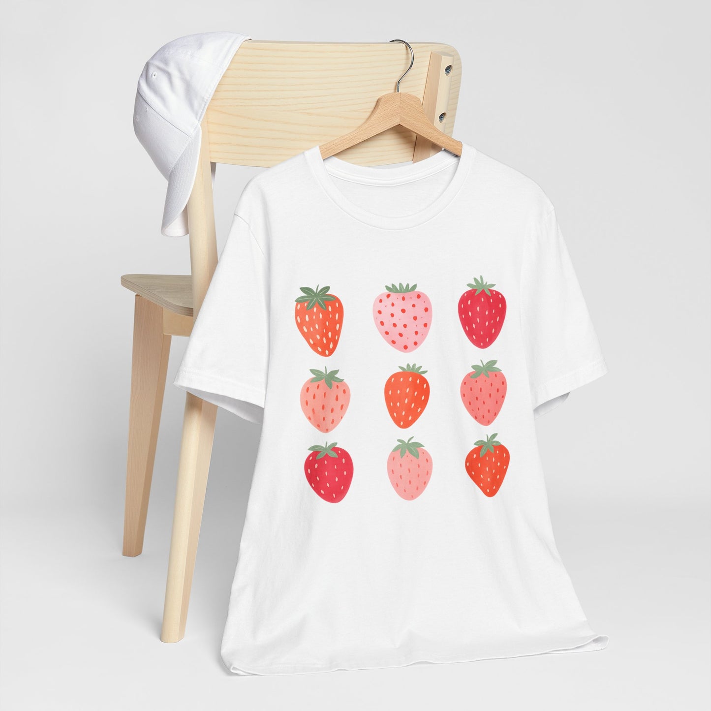 Cute Strawberry Graphic T-Shirt