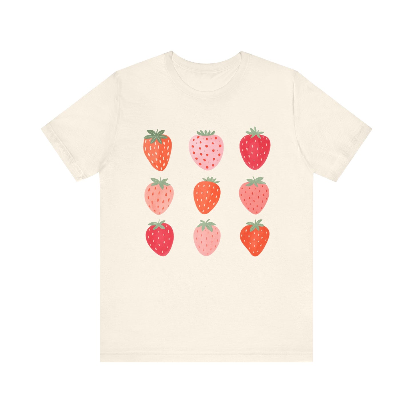 Cute Strawberry Graphic T-Shirt