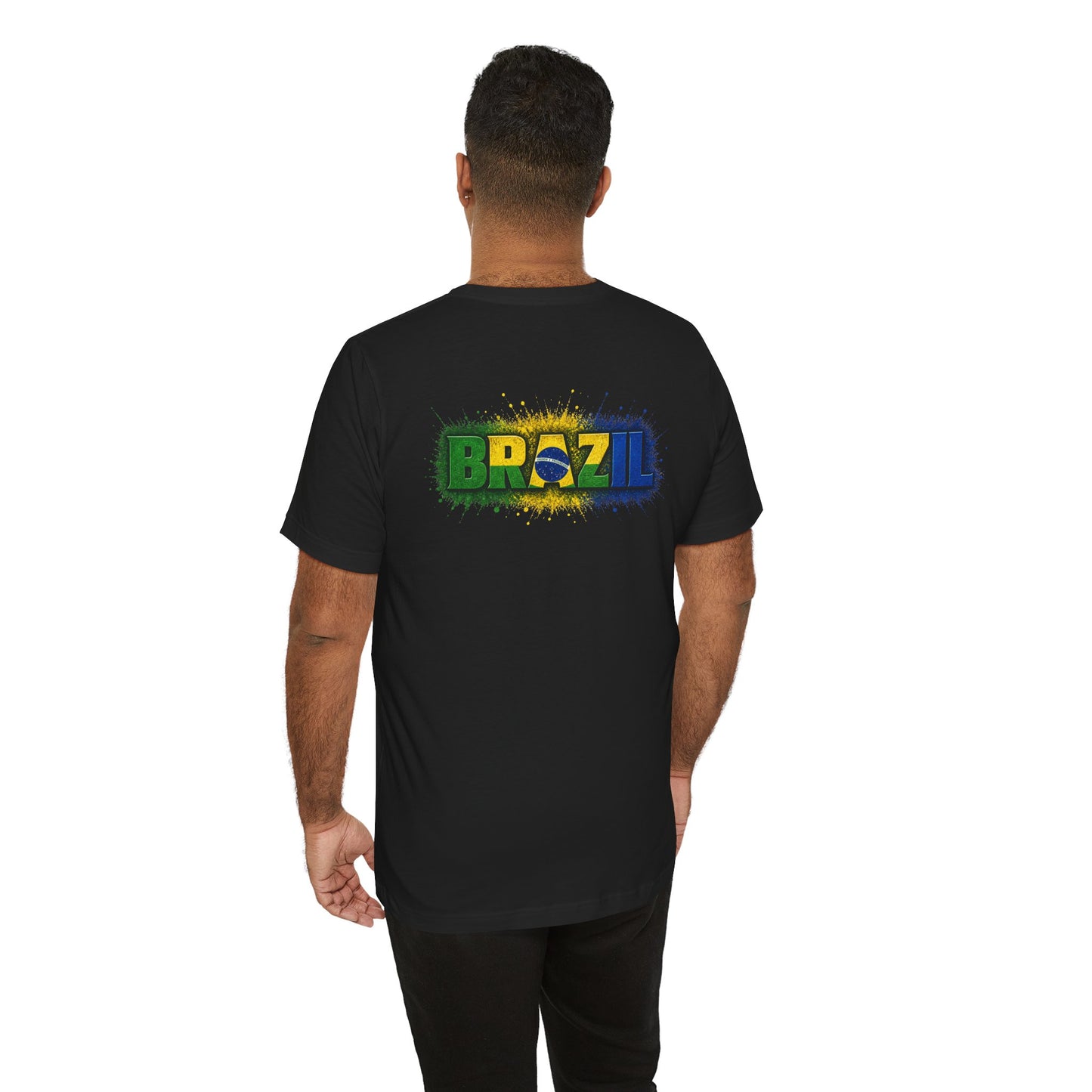 Brazil World Cup Soccer Tee — "One Ball. Every Nation." Summer 2026 (Brazil Back Design)