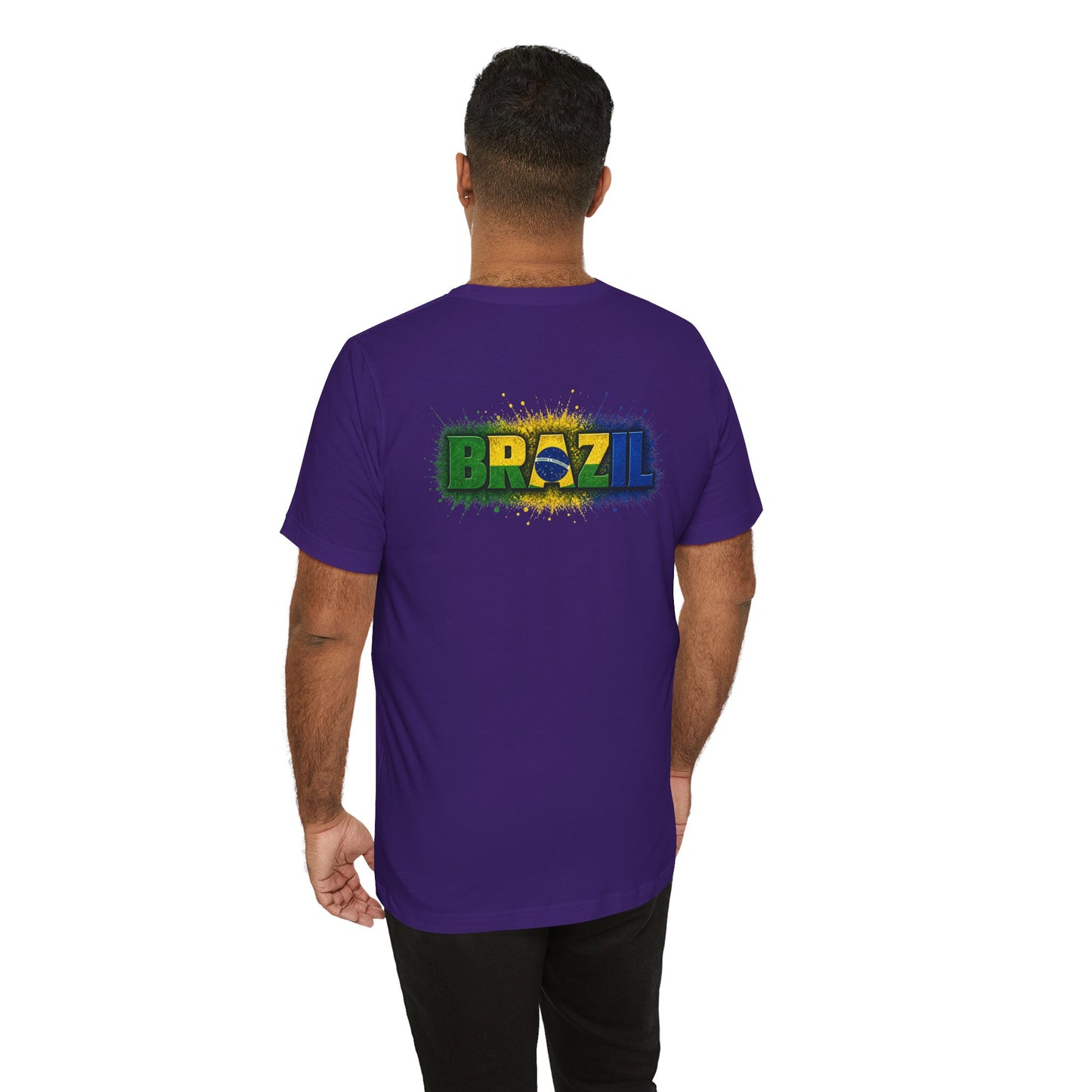 Brazil World Cup Soccer Tee — "One Ball. Every Nation." Summer 2026 (Brazil Back Design)