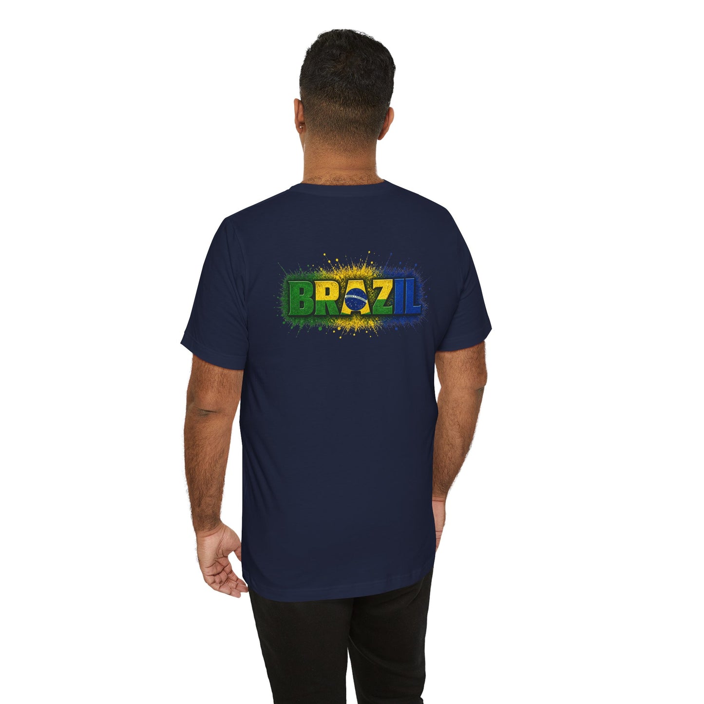 Brazil World Cup Soccer Tee — "One Ball. Every Nation." Summer 2026 (Brazil Back Design)