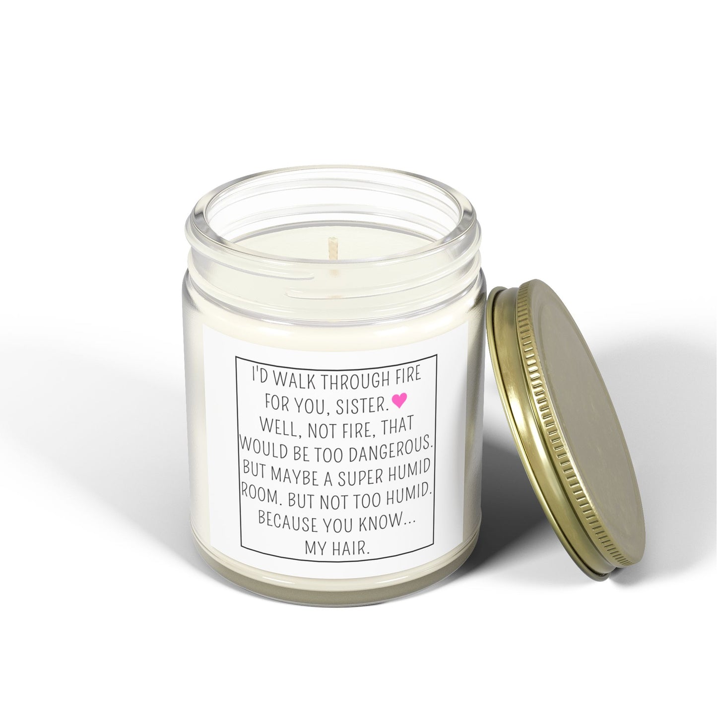 Sister Birthday Gifts, Sister Gifts from Sister, Handmade Lavender Natural Soy Wax Candle (9oz)- Sister in Law Gifts, Gifts for Sister