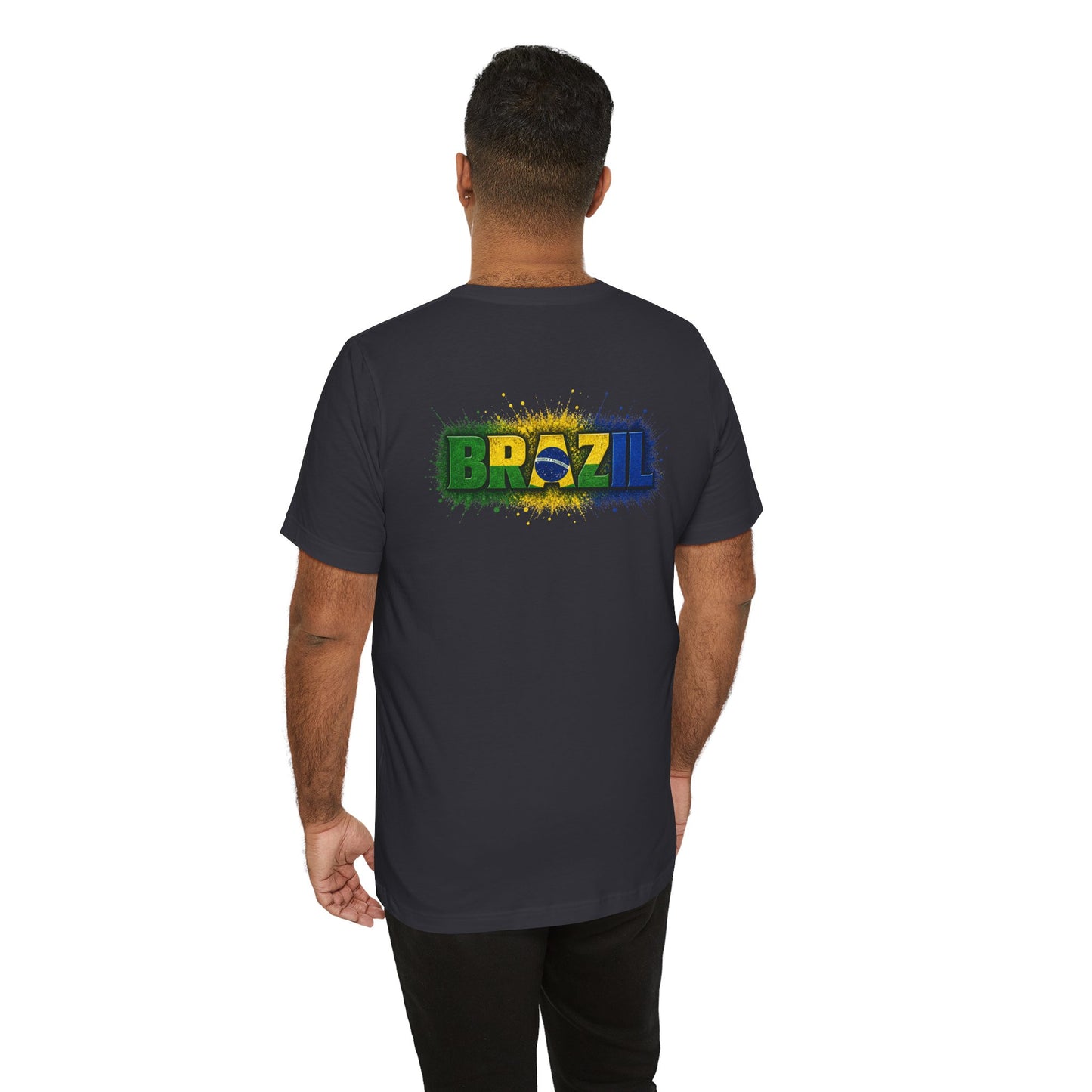 Brazil World Cup Soccer Tee — "One Ball. Every Nation." Summer 2026 (Brazil Back Design)