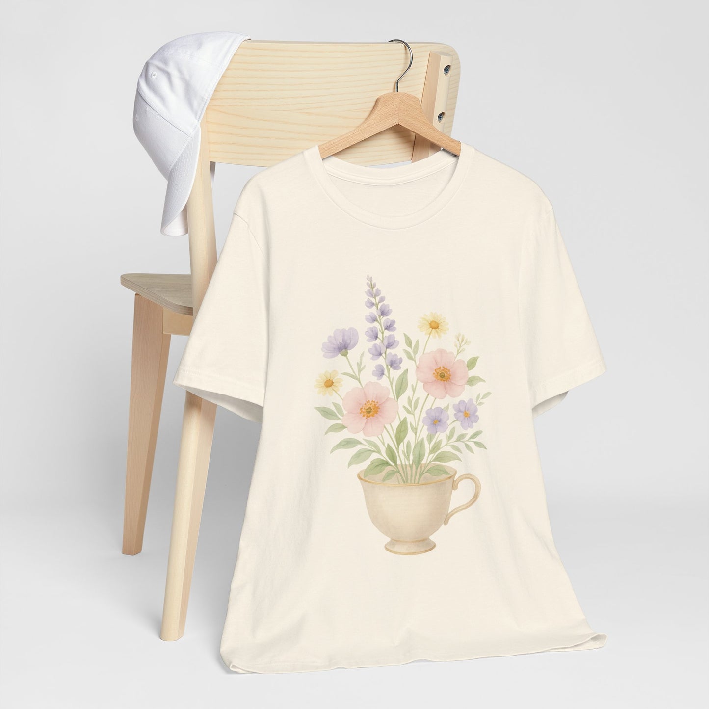 Floral Tea Cup T-Shirt
