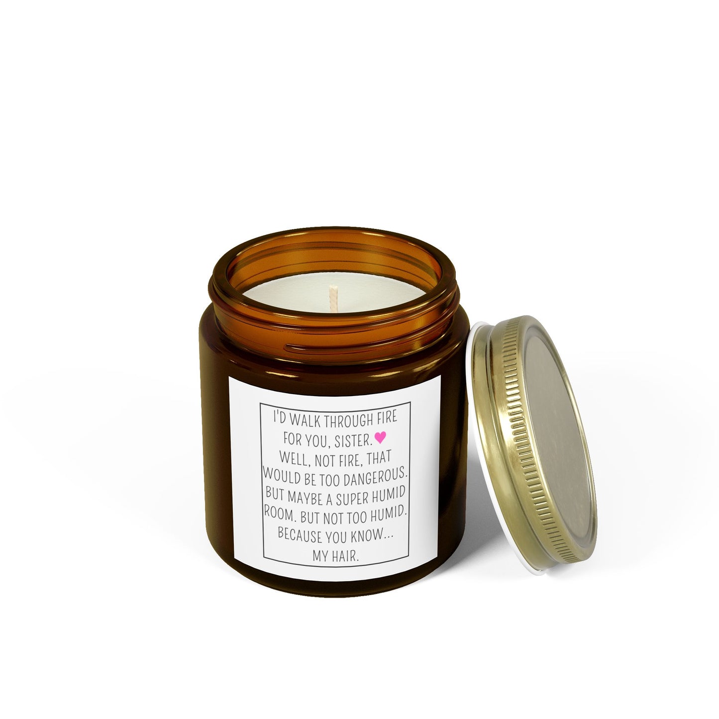 Sister Birthday Gifts, Sister Gifts from Sister, Handmade Lavender Natural Soy Wax Candle (9oz)- Sister in Law Gifts, Gifts for Sister