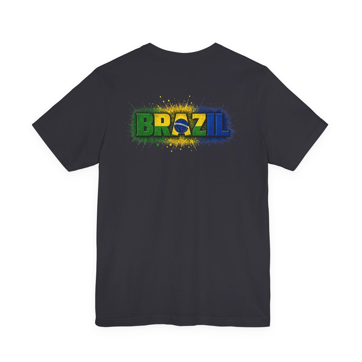 Brazil World Cup Soccer Tee — "One Ball. Every Nation." Summer 2026 (Brazil Back Design)