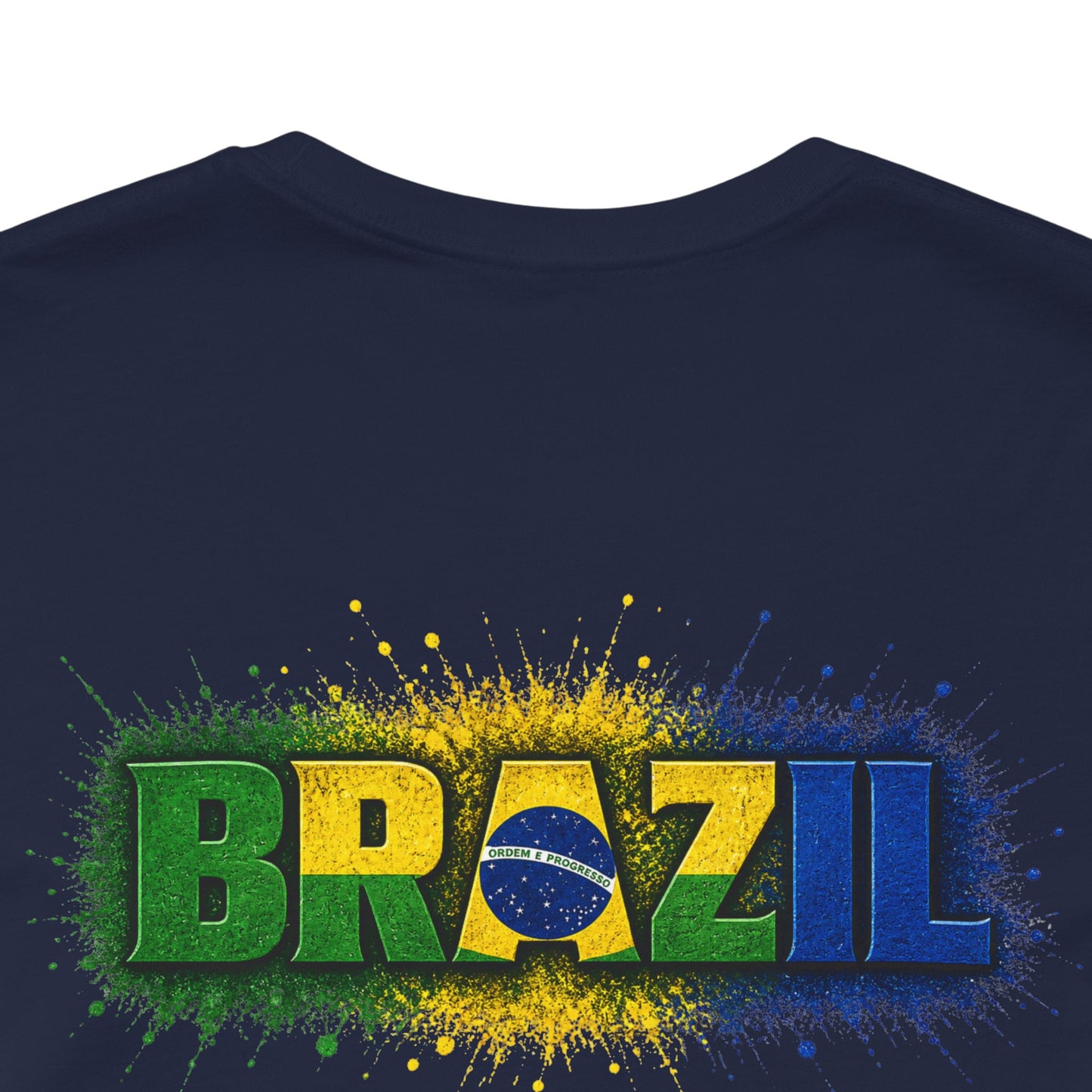 Brazil World Cup Soccer Tee — "One Ball. Every Nation." Summer 2026 (Brazil Back Design)