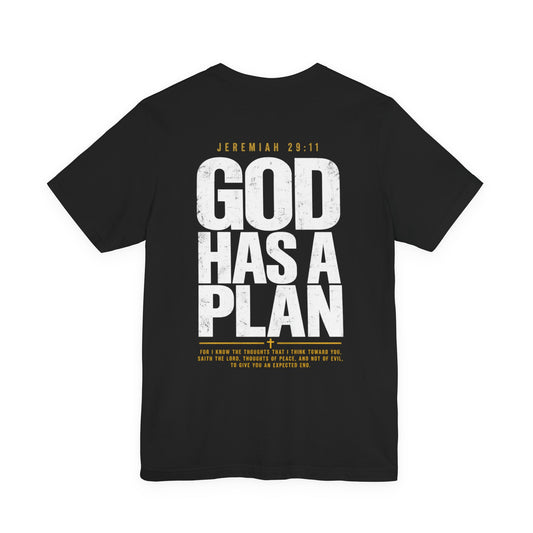 God Has a Plan Jeremiah 29:11 Christian Graphic T-Shirt