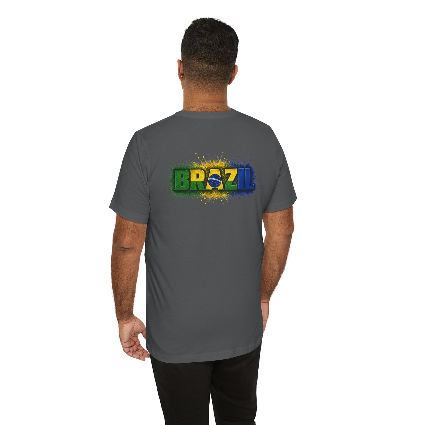 Brazil World Cup Soccer Tee — "One Ball. Every Nation." Summer 2026 (Brazil Back Design)