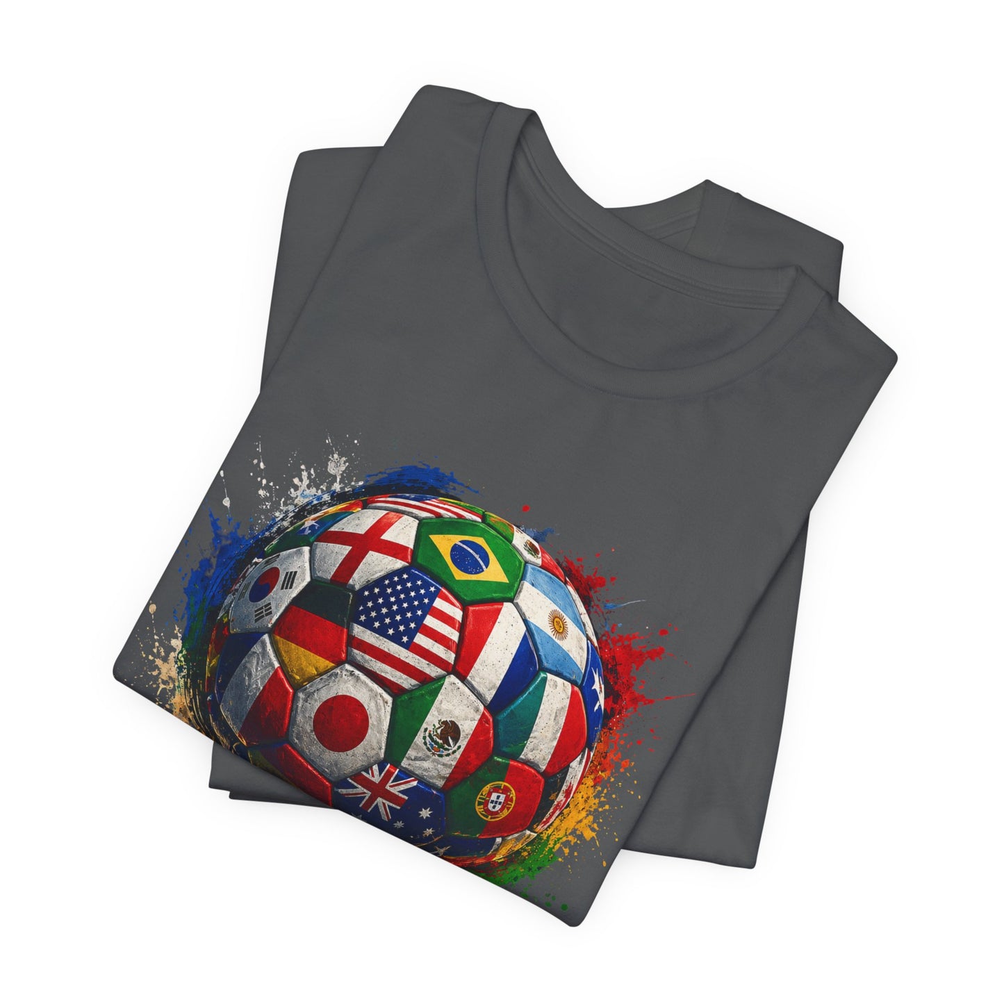 Portugal Soccer Tee — "One Ball. Every Nation. Summer 2026"
