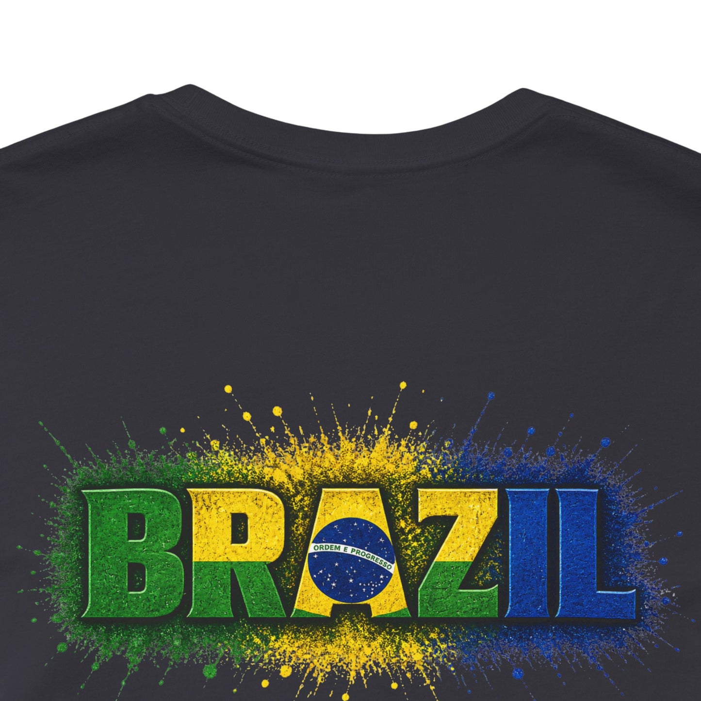 Brazil World Cup Soccer Tee — "One Ball. Every Nation." Summer 2026 (Brazil Back Design)