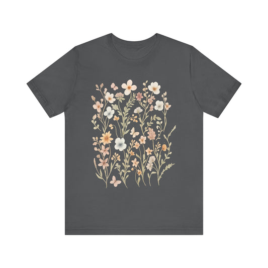 Floral Design T-Shirt
