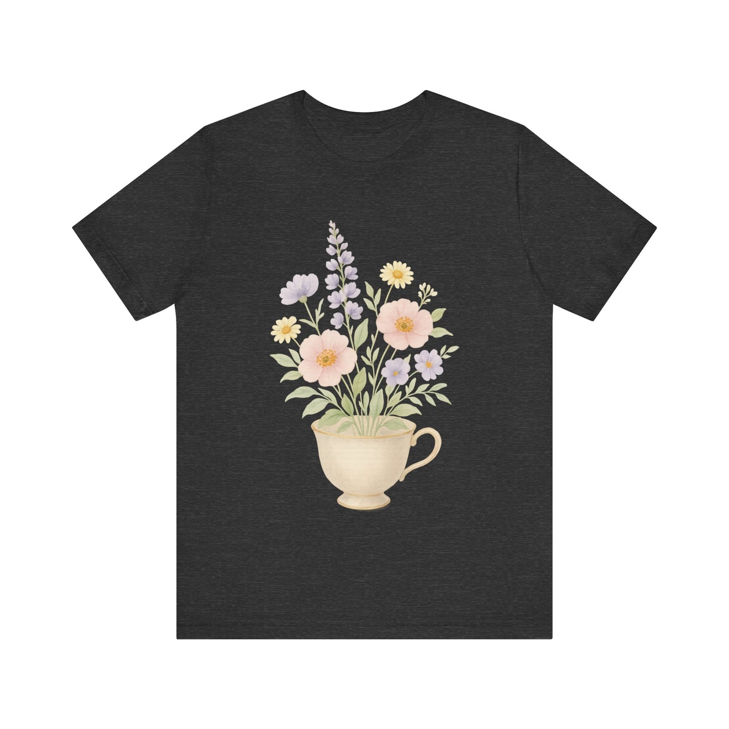 Floral Tea Cup T-Shirt