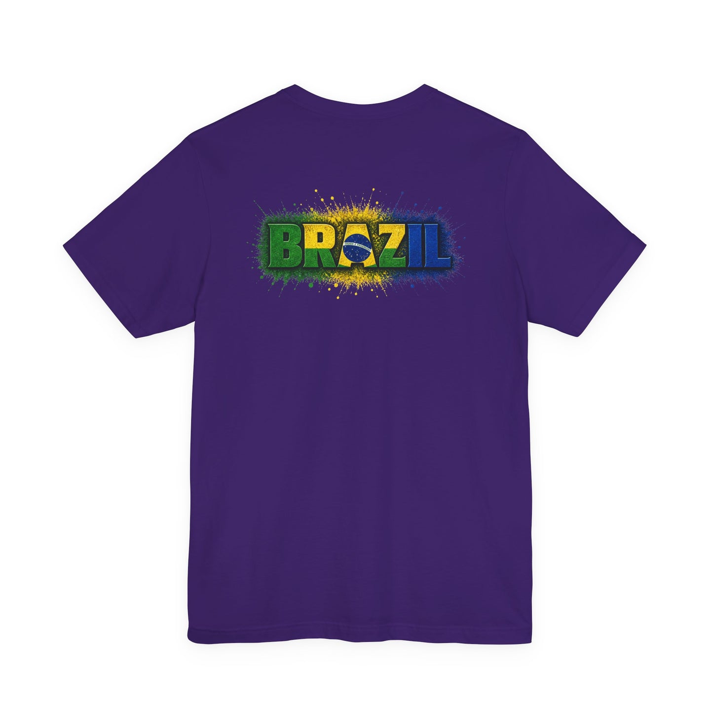 Brazil World Cup Soccer Tee — "One Ball. Every Nation." Summer 2026 (Brazil Back Design)