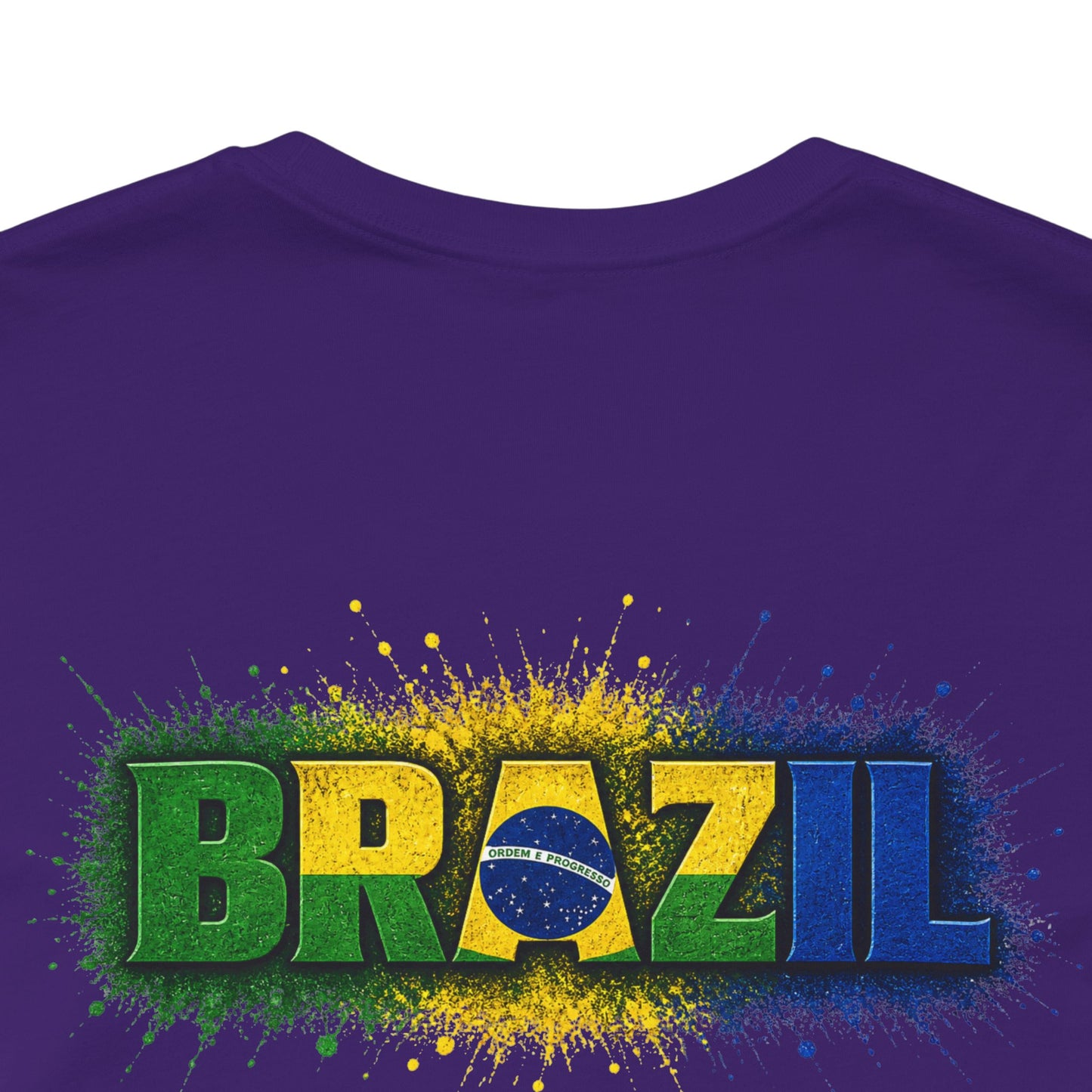 Brazil World Cup Soccer Tee — "One Ball. Every Nation." Summer 2026 (Brazil Back Design)