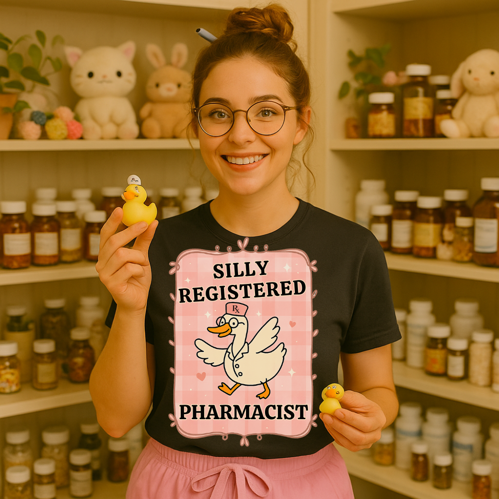 Silly Registered Pharmacist Tee, Fun Pharmacist Shirt, Humorous Short Sleeve Tee, Gift for Pharmacists, Pharmacy Humor