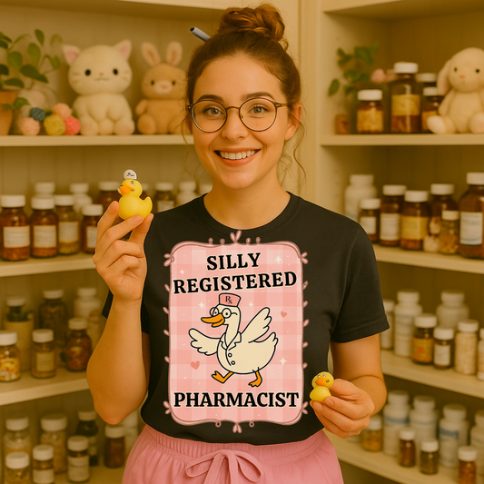 Silly Registered Pharmacist Tee, Fun Pharmacist Shirt, Humorous Short Sleeve Tee, Gift for Pharmacists, Pharmacy Humor