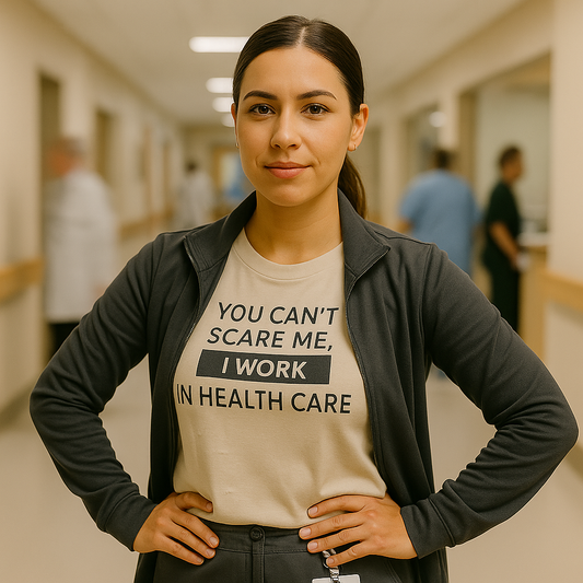 Health Care Humor Tee - Unisex Quote Shirt for Medical Workers, Funny Gift for Nurses, Doctors, Healthcare Professionals, Casual Wear