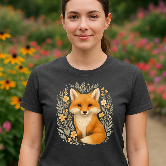 Adorable Fox Graphic T-Shirt