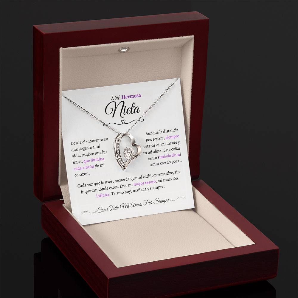 Regalo para Nieta - El Capítulo Más Hermoso - Collar Nudo de Amor